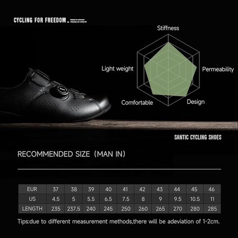 أحذية Santic للجنسين لركوب الدراجات، أحذية ركوب الدراجات الكلاسيكية الداخلية مناسبة لمظهر دلتا in Kuwait