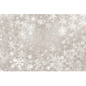 5x3ft Christmas Winter Holiday Snow Flakes New Year Backdrops Photography Frozen Snow Wood Floor Background Children Portait Photo Studio Backdrop P1043B-A