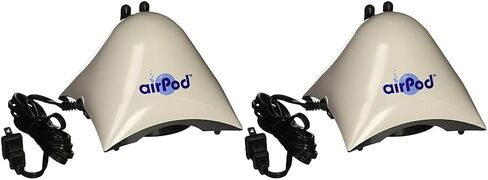 Penn Plax Air Pod Aquarium Air Pump Ultra Quiet Compact Dome Shape Dual Air Output | Multiple Size Options in Saudi Arabia