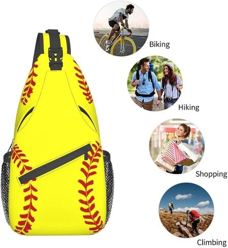 COFEIYISI Unisex Sling Bag Crossbody Backpack for Men Women Casual Chest Bag Shoulder Backpack Sport Travel Hiking Daypack in Saudi Arabia