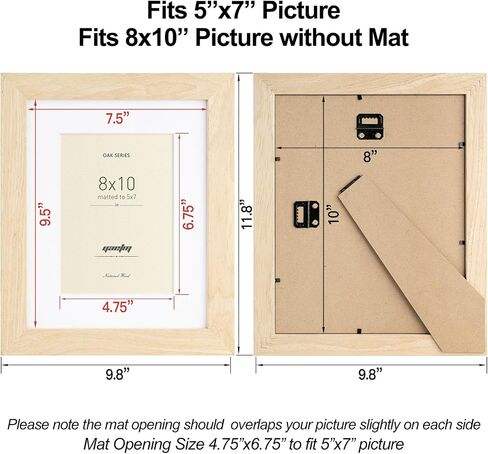 Yaetm 22x28 Oak Wood Poster Frames Set of 3, Wide Molding, Solid Wood Frame 22 x 28 inches, Natural Wood 22x28 Large Picture Frame with Plexiglass for Wall Mount (3 pack, Oak) in Kuwait