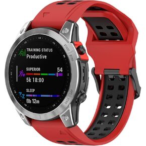 Compatible with Garmin Fenix 7S Solar Bands Women Men, 20mm Quickfit Silicone Replacement Watch Band Straps Wristbands Bracelet Fit for Garmin Fenix 6S Pro/Fenix 7S/ Fenix 5S