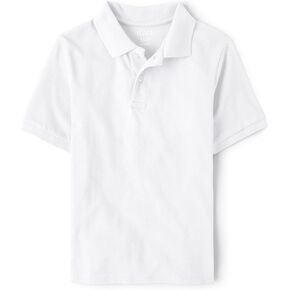 The Children's Place boys Uniform Short Sleeve Pique Polo