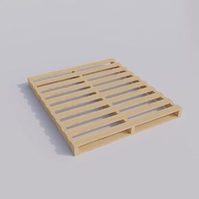 Greaton, Wooden Pallets, Easy for Commercial Use, Strong Sturdy Structure, 38x36x5, 5 Pcs, Wood Finish