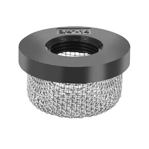 2 Pack Stainless Steel Mesh Strainer, 3/4"-14 Aerator Screen, Compatible with Livewell Pump, Industrial Plumbing Inline, Garden Washers, and Baitwell, Enhancing Filtering and Aeration
