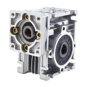 STEPPERONLINE 5:1 Worm Gearbox NMRV30 Worm Gear Speed Reducer 11mm Input Shaft Diameter
