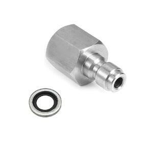 Universal Foster Quick-Disconnect Coupling Paintball Fill Adapter PCP HPA Air Tool Fittings (1/8 BSPP Female - 8mm Male)