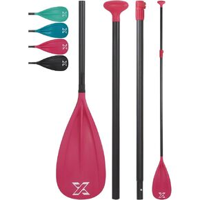 SUP Paddle - Premium Quality 3&4-Piece Adjustable Aluminum SUP Paddle with Glass Fiber Blade - Perfect for Surfing, Floating, and Water Sports Enjoyment