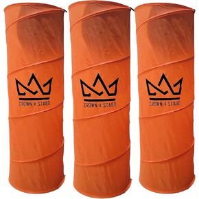 Pop-Up Defenders 3 Pack, 48 inches Tall, with Fillable Sandbags (no Sand), Simulate Defenders for Basketball, Football, Soccer, with Carry Bag & Mini Drill Cones