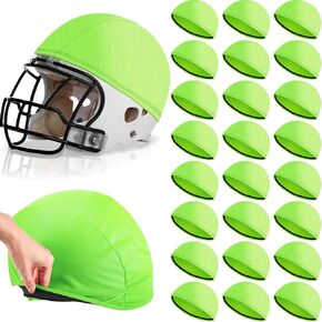 24 Pieces Scrimmage Helmet Cover Football Helmet Scrimmage Cap Lacrosse Helmets Cover Hockey Helmet Covers for Youth Adult Football Practice