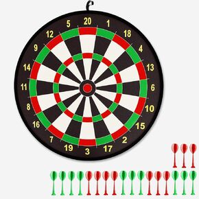 29" Large Dart Board for Kids, Boys Toys Dartboards with 20 Velcro Sticky Balls, Indoor & Outdoor Sport Fun Party Play Game Toys, Birthday Gifts for Boys Girls 3 4 5 6 7 8 9 10 11 12 Years Old