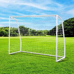Soccer Goals for Backyard 2Pcs Portable Soccer Net 8x6FT Outdoor Soccer Goal for Kids Youth Adults Training Practice Sports Games with Carry Bag PVC Frame