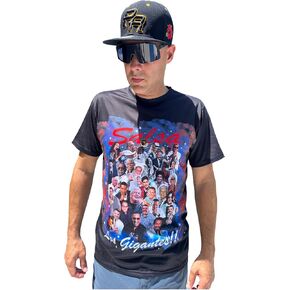 Tshirt Model Salsa Models Black Short Sleeve Crew Neck