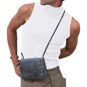 Men Fashion Tank Top Summer Streetwear Sexy Sleeveless T Shirts Vintage Tee Vest in Saudi Arabia