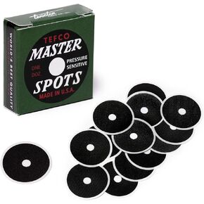 Tweeten Tefco Master Pool Billiard Table Spots 12 pcs/1 Box - 1 1/4" - Black