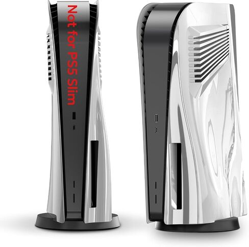 innoAura P5 Plates Cover Faceplates for 2020 Model P5 Disc Edition, Enhanced Cooling Vents & Dust Filter, Anti-Scratch Protective Case with Heat Dissipation Design, Black in Saudi Arabia
