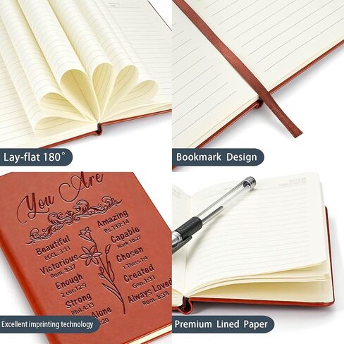 johsbyd الهدايا المسيحية الجلود دفتر الكتاب المقدس الآية الإيمان دفتر الكتابة الدينية للنساء الرجال هدية المسيحية ملهمة الدينية للأصدقاء الأسرة (كورنثوس 13: 7) in Kuwait