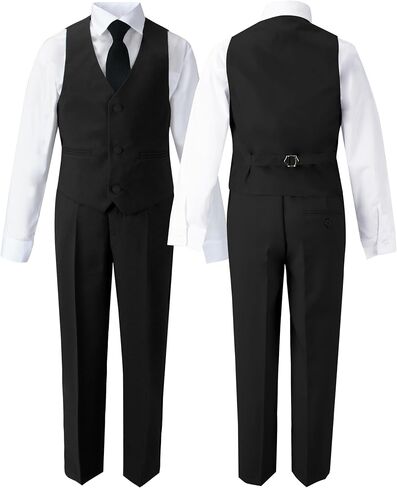 Spring Notion Boys' Classic Fit Formal Suit Set –Wedding, Baptism, and Christening in Kuwait