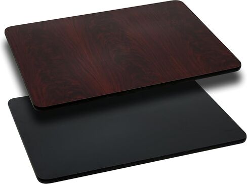 Flash Furniture Glenbrook 30'' x 60'' Rectangular Table Top with Black or Mahogany Reversible Laminate Top in Saudi Arabia