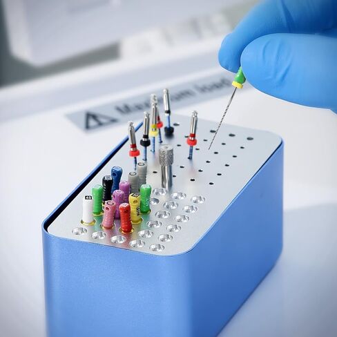 JMU مبرد قناة الجذر اللبية، مبردات موسعات #15-#40، 25 مم، مبرد أسنان للاستخدام اليدوي، 6 قطعة/الحزمة in Kuwait