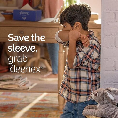 Kleenex Ultra Soft Facial Tissues, 4 Cube Boxes, 60 Tissues per Box, 3-Ply (240 Total Tissues), Packaging May Vary in Saudi Arabia