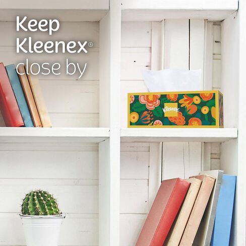 Kleenex Ultra Soft Facial Tissues, 4 Cube Boxes, 60 Tissues per Box, 3-Ply (240 Total Tissues), Packaging May Vary in Kuwait