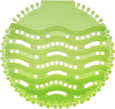 Urinal Screen Deodorizer 10 Pcs Green Apple Urinal Cakes Anti Splash Odor Protection Janitorial Deodorizers with Free Gloves for Bathroom/Office/School/Toilets/Restrooms in Saudi Arabia