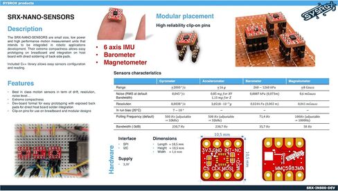 LPS22HB High Precision Barometric Pressure/Altitude/Temperature Sensor Nano Barometer with SPI Communication for Arduino or Raspberry in Saudi Arabia