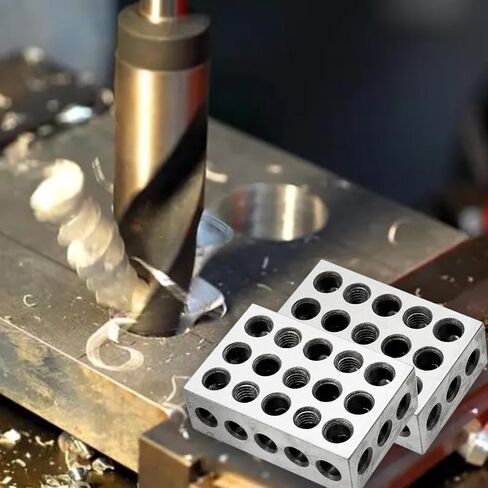 زوج من مجموعات الكتل المتوازية 1 × 2 × 3 بوصة مع برغي 23 فتحة بدقة 1/10000 مع علبة in Saudi Arabia