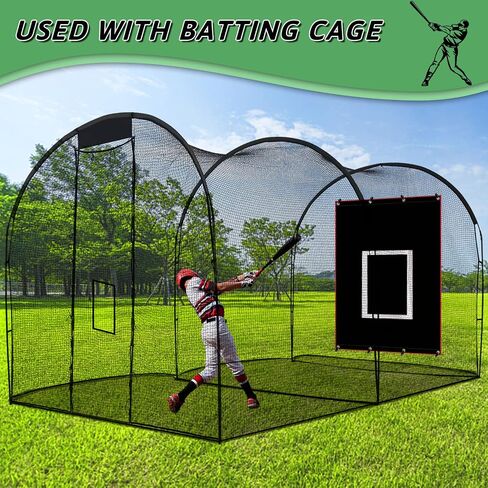 Baseball Batting Cage Backstop, Softball Batting Cage Backstop, Softball Baseball Backstop, Portable Batting Cage Net Backstop Target, 4’x6’/5’x6’ Baseball & Softball Backstops in Saudi Arabia