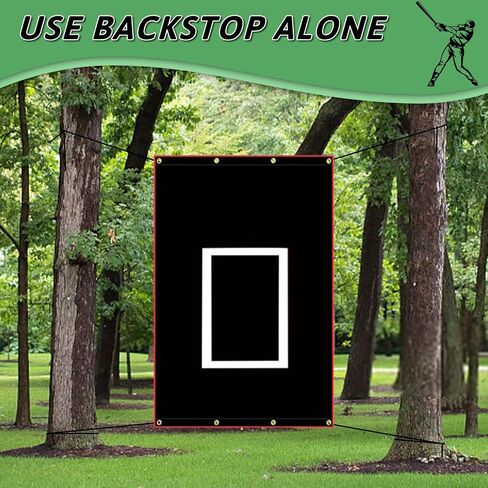 Baseball Batting Cage Backstop, Softball Batting Cage Backstop, Softball Baseball Backstop, Portable Batting Cage Net Backstop Target, 4’x6’/5’x6’ Baseball & Softball Backstops in Saudi Arabia