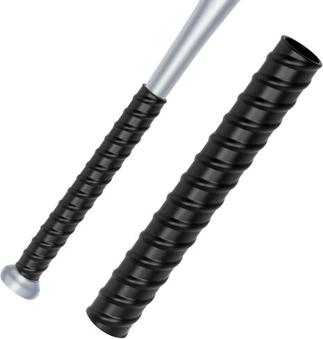 [Designed for Shock Absorption] Baseball & Softball Bat Grip Tape Bat Tape Grip Bat Grips Tape for Baseball Bats & Softball Bats Baseball Batting Tape Batting Grip-Black in Saudi Arabia