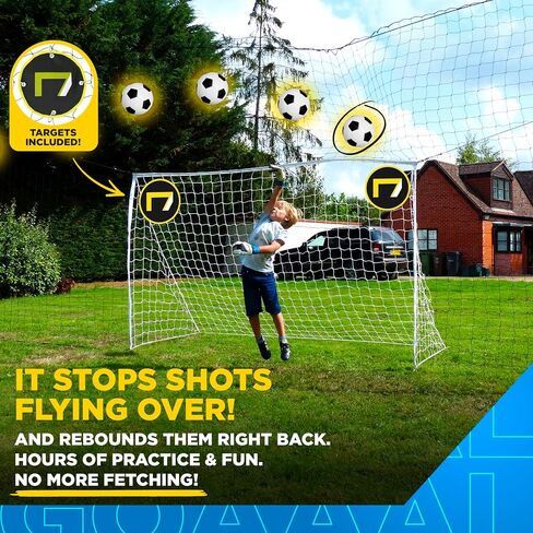 Soccer Goal Net & Soccer Backstop Net with Rebounder - Soccer Nets for Backyard All in One & Practice Targets (2 Pack) in Saudi Arabia