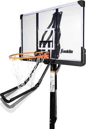 Franklin Sports Basketball Return Rebounder Attachment - Basketball Hoop Ball Returner for Indoor + Outdoor Hoops - Rebounder Attachment Basketball Hoop Accessory - Fits Most Official Size Rims in Saudi Arabia