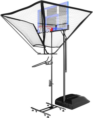 ملحق طوق كرة السلة الذي يقف على الأرض، مساعد مدرب رمي كرة السلة، نظام إرجاع كرة السلة المحمول مع شلال إرجاع تلقائي بزاوية 180 درجة in Kuwait