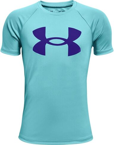 Under Armour Boys' Logo Short Sleeve Tee Shirt in Saudi Arabia