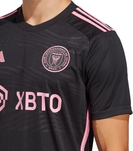 adidas Men's Soccer Inter Miami 23/24#10 Messi Away Jersey - Glittering Design, Moisture-Wicking Fabric in Saudi Arabia