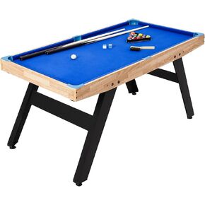 GAOMON 4 Ft Pool Table,Portable Billiards Table Mini Pool Table Pool Game Table with 2 Cue Sticks 16 Balls Triangle Chalk for Living Room, Play Room in Saudi Arabia