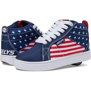 HEELYS Unisex-Child Racer Mid (Little Big Kid/Adult) Wheeled Heel Shoe