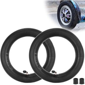 10 x 2.125 (10 Inch) Inner Tube Replacement for 2-wheel scooter Electric Scooter Durable Thick Road Bike, TR87 Angled Valve Stem, 2 Pack