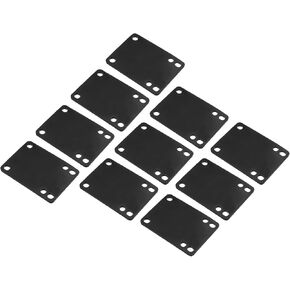 PATIKIL 1/8" Skateboard Riser Pads, 10 Pack PU 3x2 Skateboard Riser Pads Angled Wedge Shock Pads for Skateboard Truck, Black