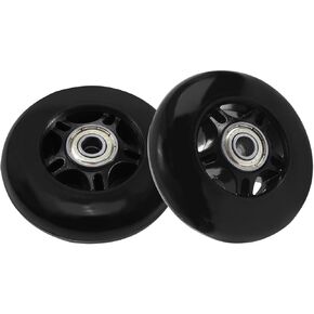 KAMIER Rip Stik 76mm Wheels Replacement for Razor RipStik Ripster Ripsurf Caster Board FlashRider RipRider PowerRider 360 Caster Trike Kids Scooter Skateboarded CasterBoard Wheel Parts Blue (2 Pack)