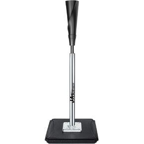 Portable Batting Tee,Height Adjustable from 25-37 inch Hitting Tee For Baseball and Softball, Easy Assemble Premium Baseball Tee with Rubber Top,Metal Base Softball Tee for Kids/Youths/Adults