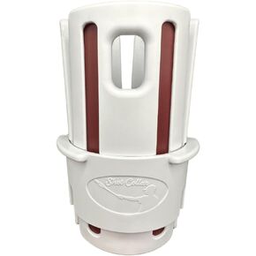 Bat Weight 16 to 24 oz | Easy On/Easy Off (Twist or Tap Off) Baseball Bat Weight | Customize Colors to Match Equipment or Team (16, 20, 24 Ounces) – White