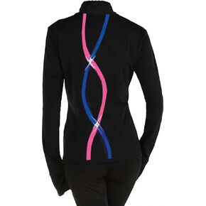 Girls Skating Jacket Women's Training Figure Skating Top Fleece