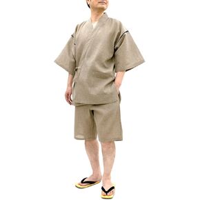 سراويل قصيرة قصيرة الأكمام من Jinbei تسمح بمرور الهواء Samue للصيف تحدد التقاليد اليابانية