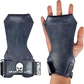 Weight Lifting Grips for Heavy Powerlifting, Deadlift Straps, Rows, Pull Ups, with Neoprene Padded Wrist Wraps Grips for Weight Lifting Support and Strong Rubber Gloves or Straps