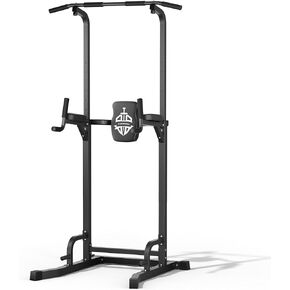 Sportsroyals Pull up Bar Multi-Function Power Tower Dip Station Core Training Fitness Equipment 400LBS