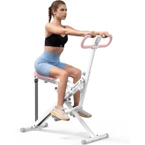 Squat Machine, MERACH R07 2 in 1 Squat Rowing Machine, Easy Setup & Foldable Exercise Equipment, Glute Trainer Machine, Glutes & Leg Home Workout Machine