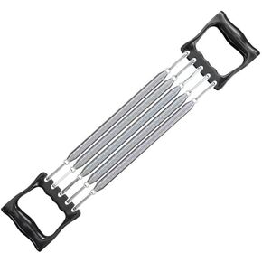 5-Level Adjustable Chest Expander up to 66 lbs | Fitness Equipment for Home Gym Steel Buckle & Electroplated Springs | workout equipment for Grip, Arm, Chest, Back Training